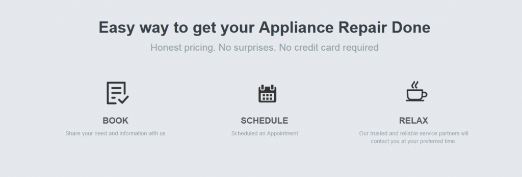 Book Your schedule for Appliance repair in Braption